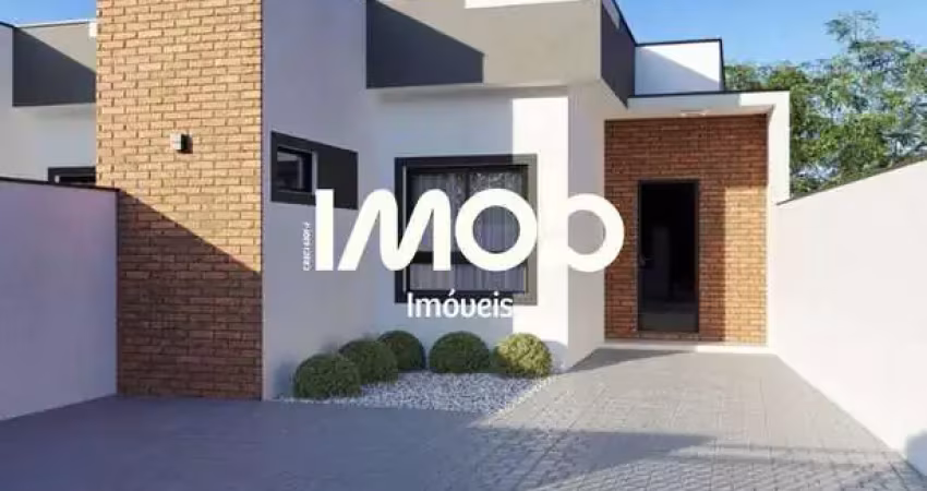 Casa geminada com 1 suíte + 1 quarto, escolinha - guaramirim
