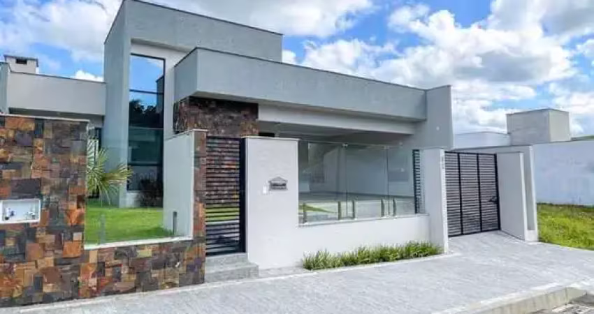 Casa com 1 suíte com closet + 2 quartos, estrada nova - jaraguá do sul