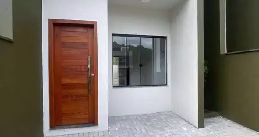 Casa geminada com 2 quartos, barra do rio cerro - jaraguá do sul