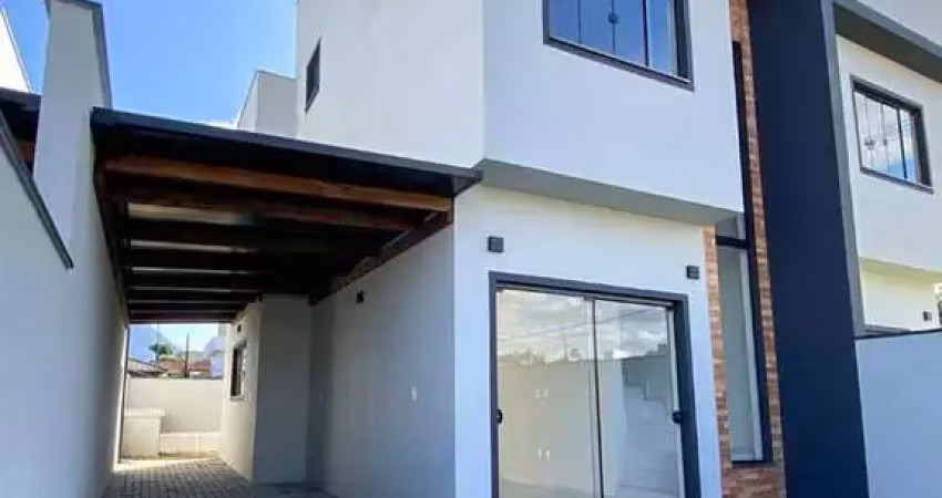 Casa geminada com 2 quartos, rio branco - guaramirim