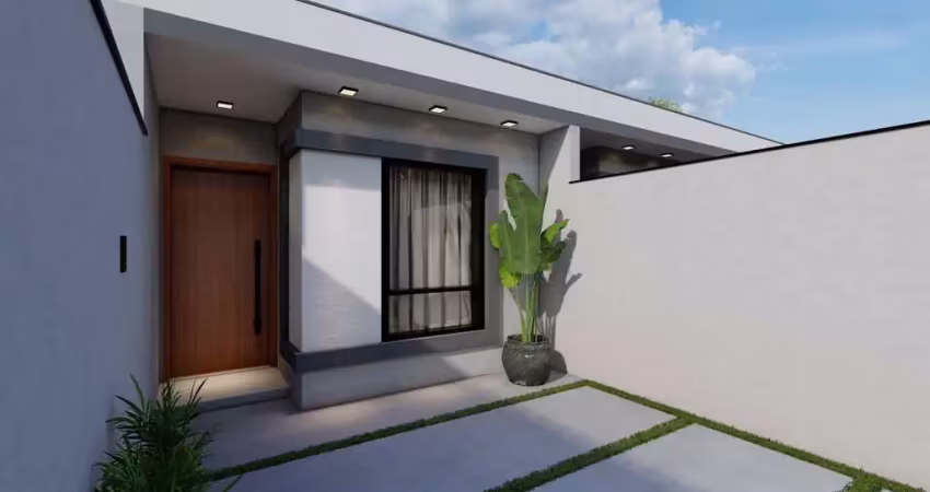 Casa geminada com 2 quartos, beira rio - guaramirim