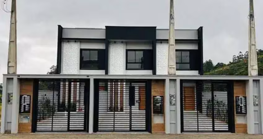 Geminado duplex com 1 suíte + 2 quartos, beira rio - guaramirim