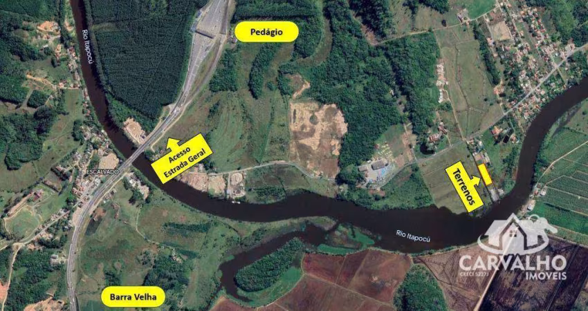 Terreno à venda, 375 m² por R$ 145.000,00 - Barra do Itapocú - Araquari/SC