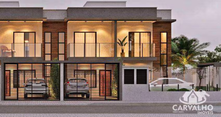 Sobrado com 2 dormitórios à venda, 82 m² por R$ 793.100,00 - Armação - Penha/SC