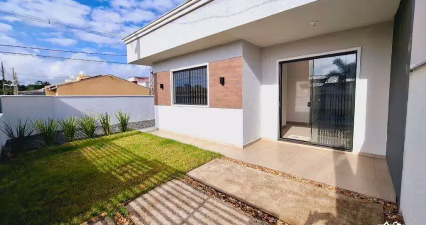 Casa geminada nova com 2 dormitórios – locação anual no bairro itajuba, barra velha