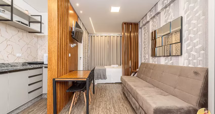 Apartamento studio  para venda tem 23 metros quadrados em centro - curitiba - pr