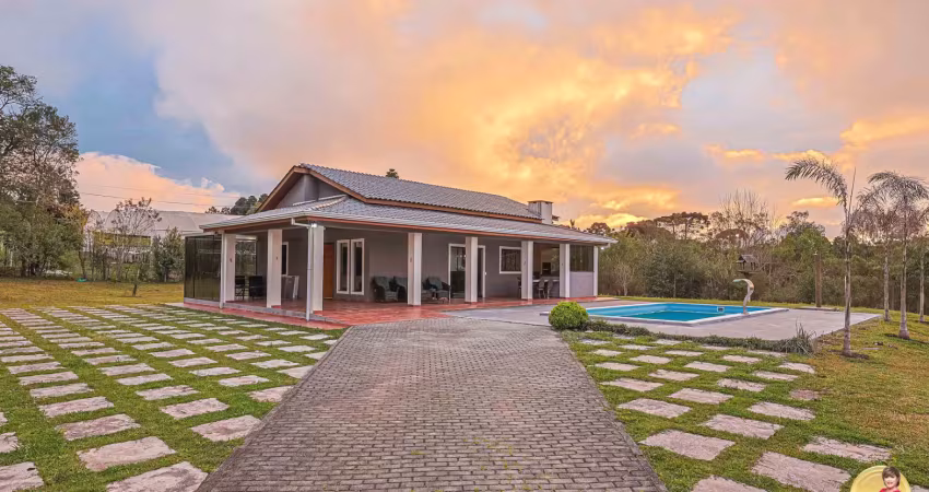 Imóvel para venda possui 139 metros quadrados com 3 quartos em morro vermelho - tijucas do sul - pr