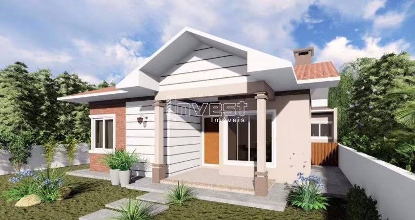 Alvenaria em construção no Loteamento Green Village