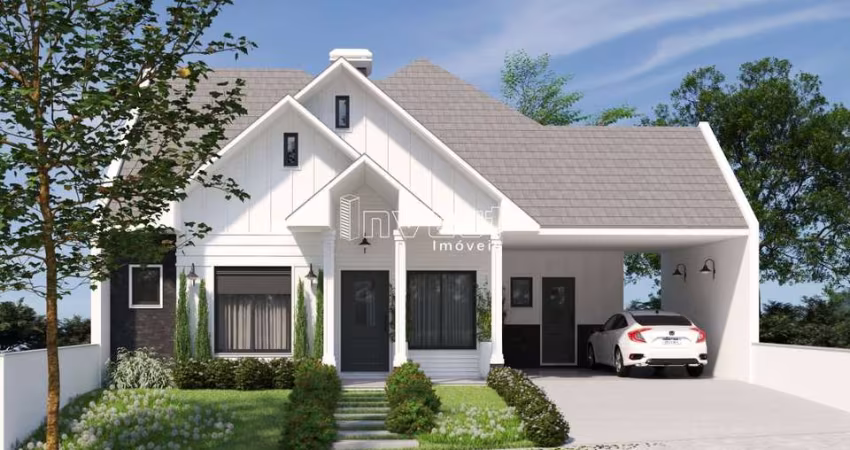 Casa em construção no bairro country em Santa Cruz do Sul.
