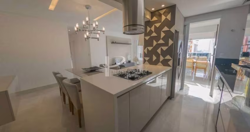 Apartamento no Jardim Analia Franco, com 3 dormitórios, 1 suíte, varanda gourmet, 2 vagas. Financiad