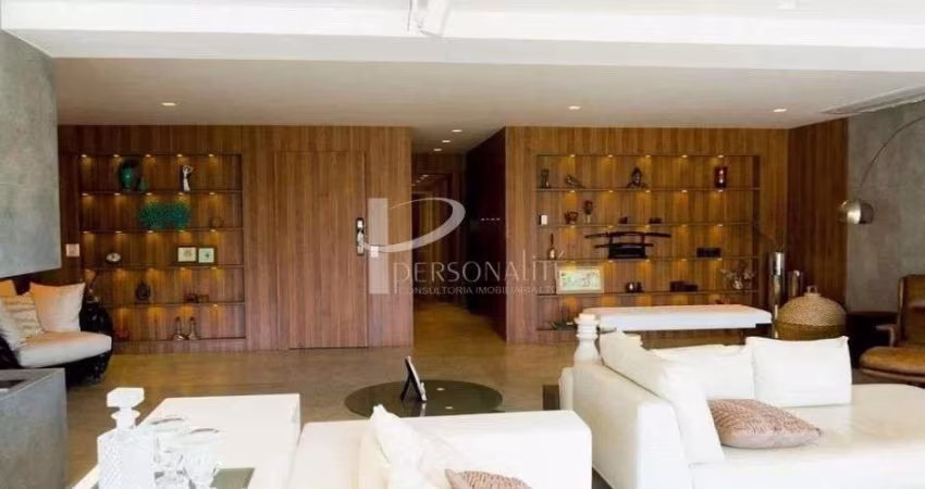 Apartamento mobiliado, 278 m2, 4 dormitórios sendo 4 suítes, 4 vagas, para venda, Indianópolis.
