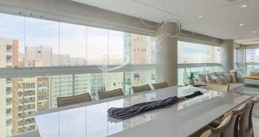 Apartamento alto padrão, 264 m2, andar alto, 3 quartos sendo 3 suítes, varanda gourmet, 4 vagas, para venda, Tatuapé.