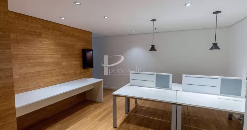 Conjunto Comercial, 47 m2, 2 salas, 2 banheiros e 1 vaga, para venda, Av. Nove de Julho, Itaim Bibi.