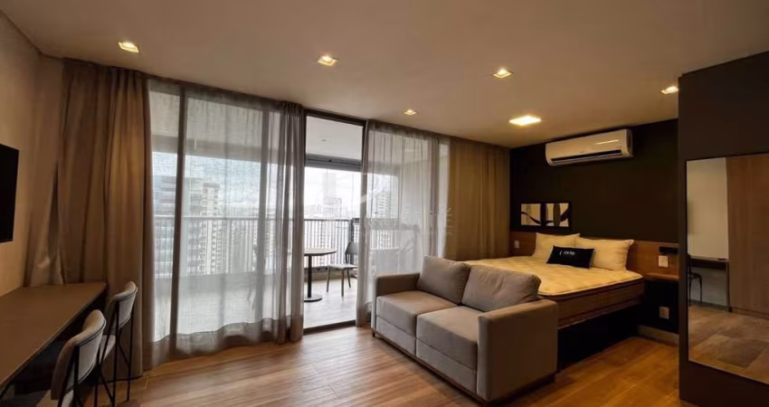 Studio Almagah 227 com 41m², Mobiliado e 01 Vaga de Garagem. Tatuapé - SP.