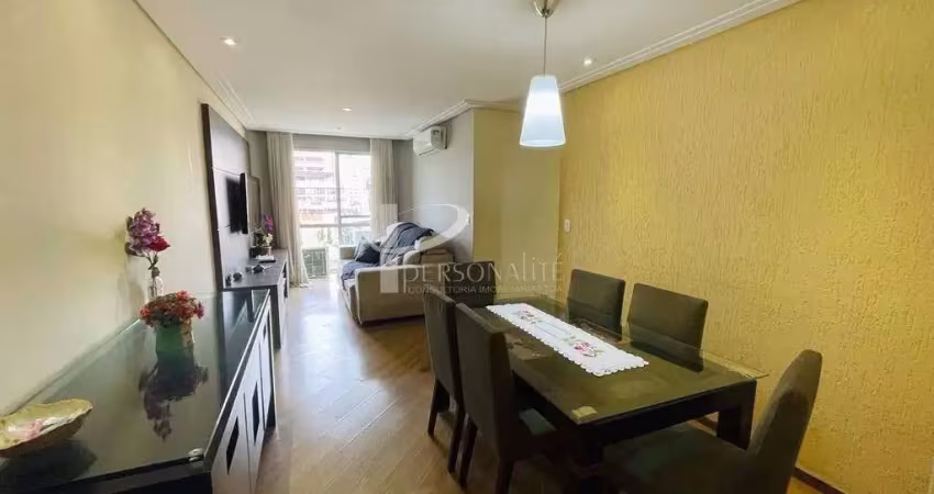 Apartanento a venda no tatuapé-3 quartos-1 suíte-varanda-1 vaga-72m-zona leste-são paulo