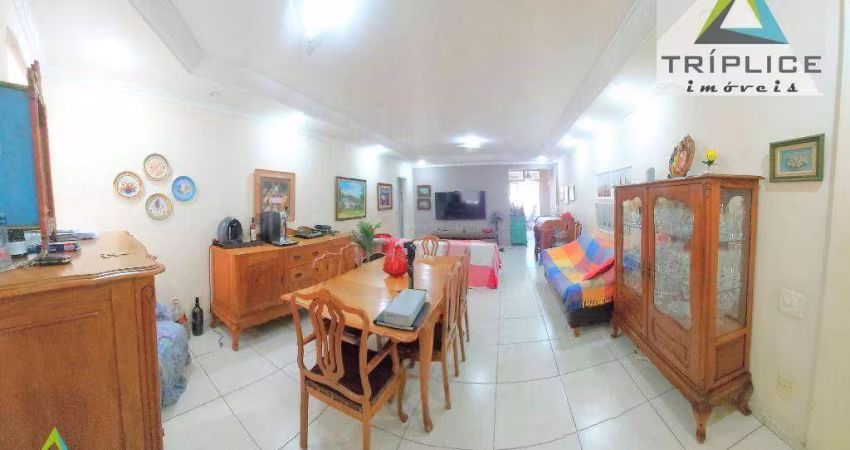 Apartamento 3 quartos com suíte, sala grande com varanda, 1 vaga, elevador e portaria 24h. Frente para a av. Rio Branco em localização privilegiada.