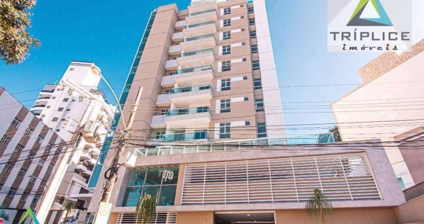 Apartamento 3 quartos com suíte, varanda gourmet, vaga para carro e moto, 2 elevadores e localização privilegiada em frente a praça Kennedy.