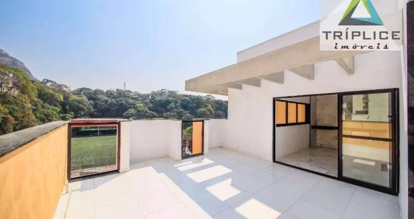 Cobertura duplex com 3 quartos, suíte, varanda gourmet, 2 salas, terraço com espaço gourmet, 3 vagas, lazer. Localização privilegiada no São Mateus.
