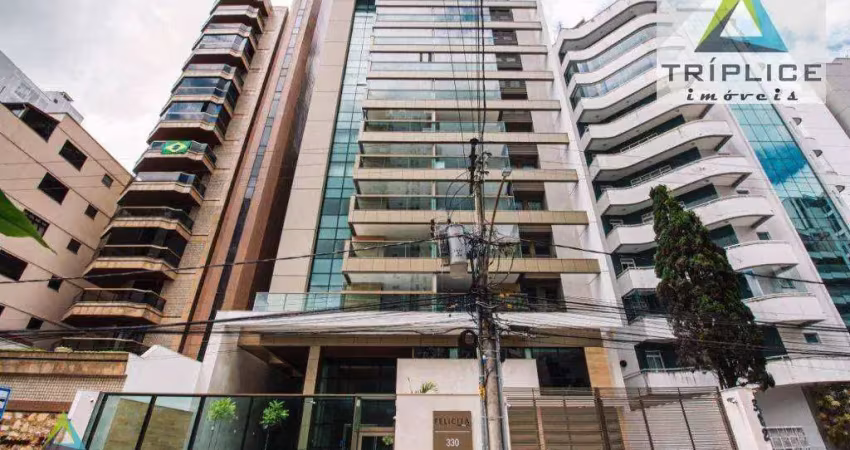 Apartamento com 3 quartos, suíte master, ampla sala com varanda gourmet, lavabo, cozinha integrada, 2 vagas, 2 elevadores e área de lazer. Granbery.