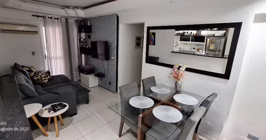 3 dorm. (1 suite) e sacada com churrasqueira no bairro da aparecida
