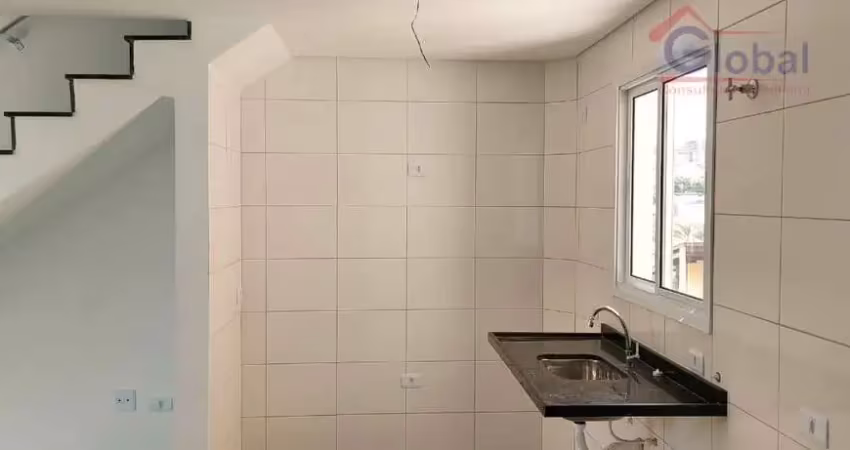 Cobertura s/c 90,24m², bairro jardim ocara - santo andré/sp.
