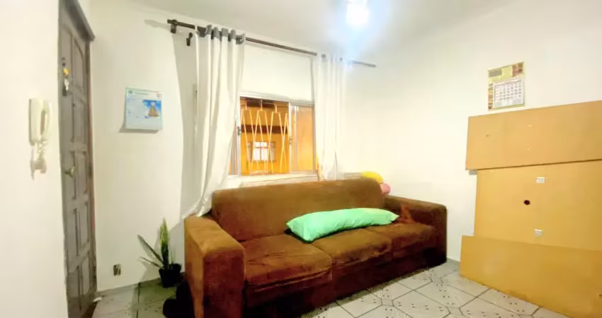 Apartamento térreo com 2 dormitórios à venda no bnh – aparecida, santos/sp