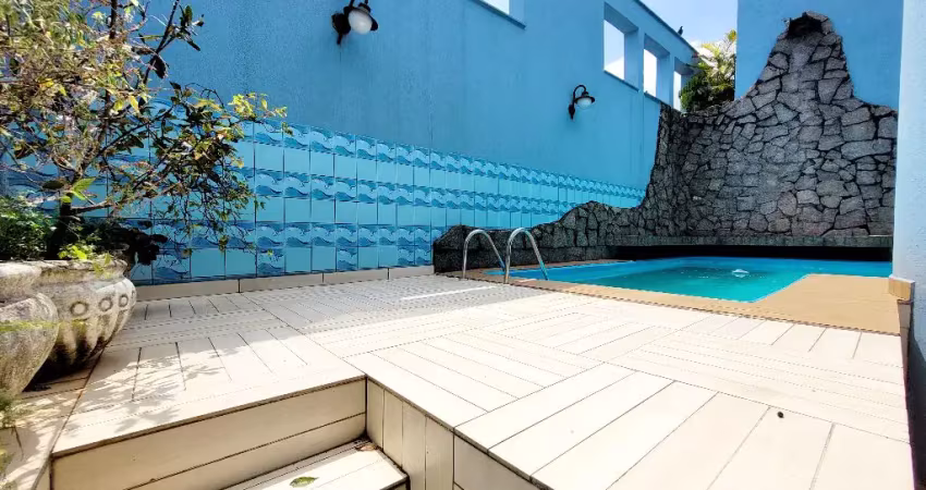 Cobertura triplex de alto padrão na ponta da praia, santos/sp – 4 suítes, piscina, espaço gourmet e 3 vagas