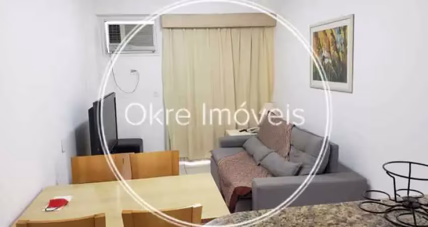 Flat com 1 quarto à venda na Rua Custódio Serrão, Lagoa, Rio de Janeiro