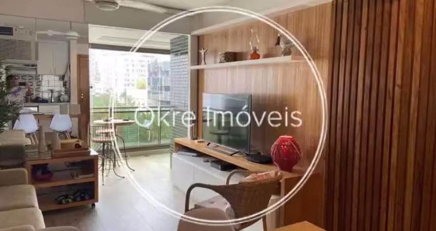 Flat com 1 quarto à venda na Avenida General San Martin, Leblon, Rio de Janeiro