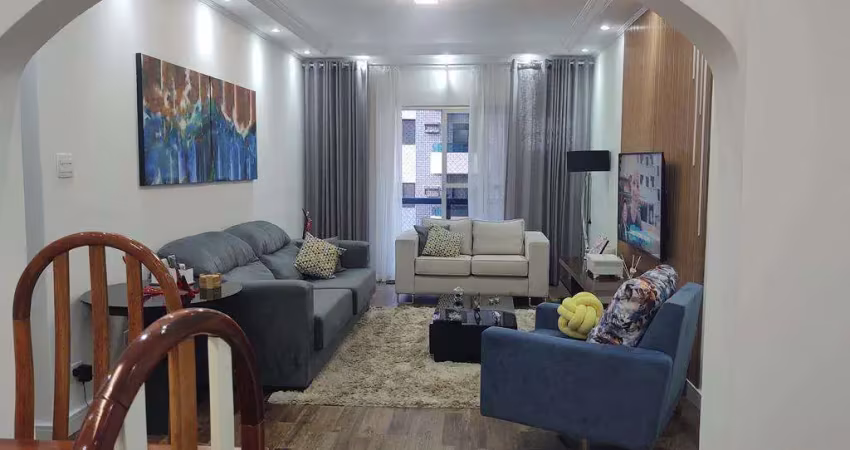 Apartamento para venda em praia grande, ocian, 3 dormitórios, 1 suíte, 2 banheiros, 2 vagas