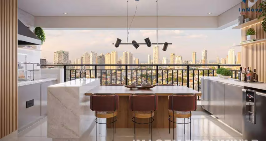 Apartamento para venda em são paulo, chácara califórnia, 3 dormitórios, 2 suítes, 3 banheiros, 1 vaga