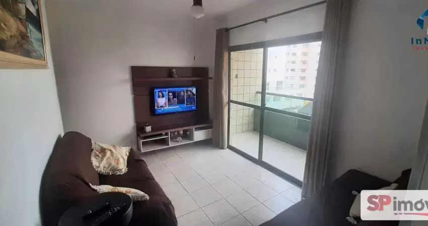 Apartamento para venda em praia grande, tupi, 1 dormitório, 1 banheiro, 1 vaga