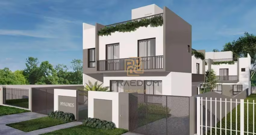 Sobrado com 3 dormitórios à venda, 100 m² por r$ 627.000,00 - xaxim - curitiba/pr
