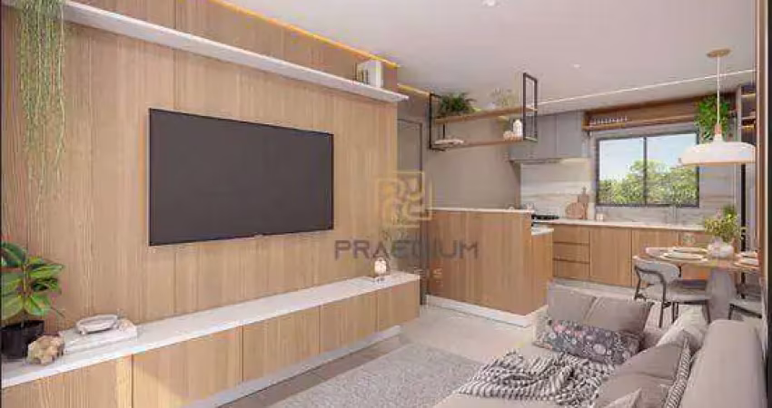 Apartamento com 2 dormitórios à venda, 42 m² por R$ 339.900,00 - Bom Jesus - São José dos Pinhais/PR