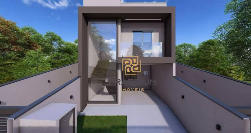Sobrado com 3 dormitórios à venda, 110 m² por R$ 699.000 - Xaxim - Curitiba/PR