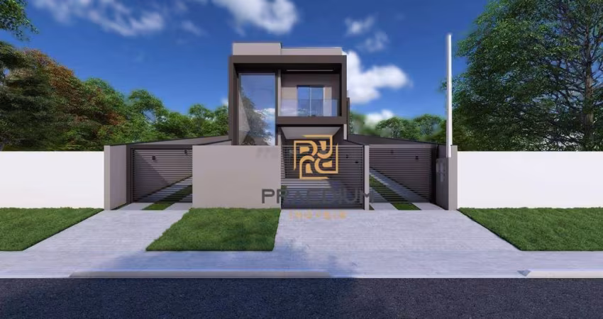 Sobrado com 3 dormitórios à venda, 107 m² por R$ 799.000 - Xaxim - Curitiba/PR