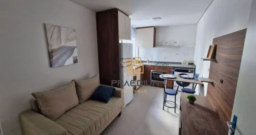 Apartamento com 1 dormitório à venda, 25 m² por r$ 219.000,00 - cajuru - curitiba/pr
