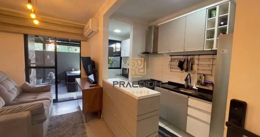 Apartamento garden com 2 dormitórios à venda, 58 m² por r$ 487.000 - alto boqueirão - curitiba/pr