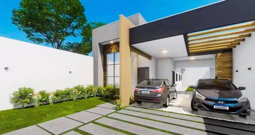 Casa arquitetura moderna 3 dorm praia massaguaçu oportunidade