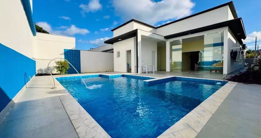 Casa térrea com 3 dormitórios no condomínio mar verde