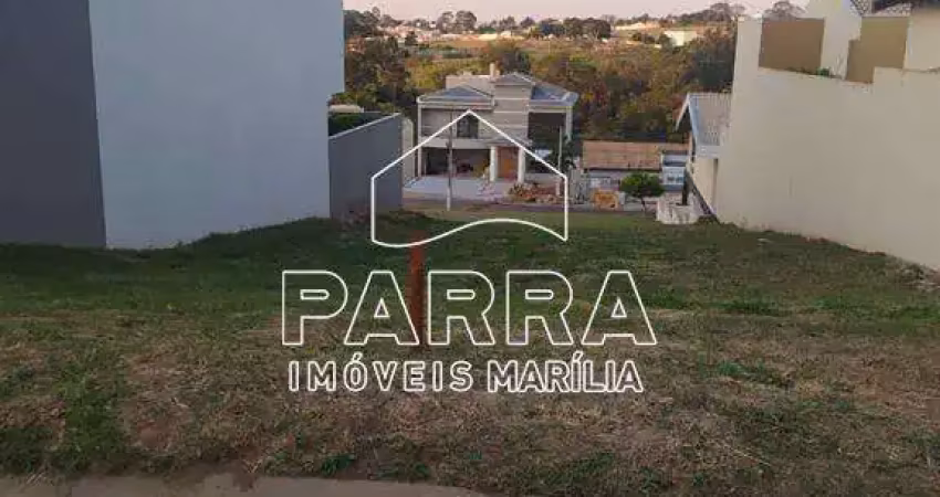 Terreno em condomínio fechado à venda no Jardim Alvorada, Marília 