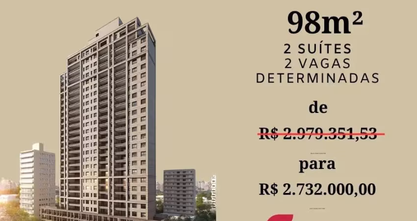 Lindenberg reserva paraíso – 98m² | 2 suítes exclusivas em construção no paraíso, sp