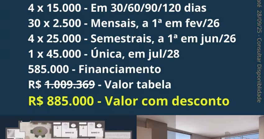 Eztec saúde: apto 76m², 2 dorms – lazer alto padrão na av. fagundes filho, próx. ao metrô!