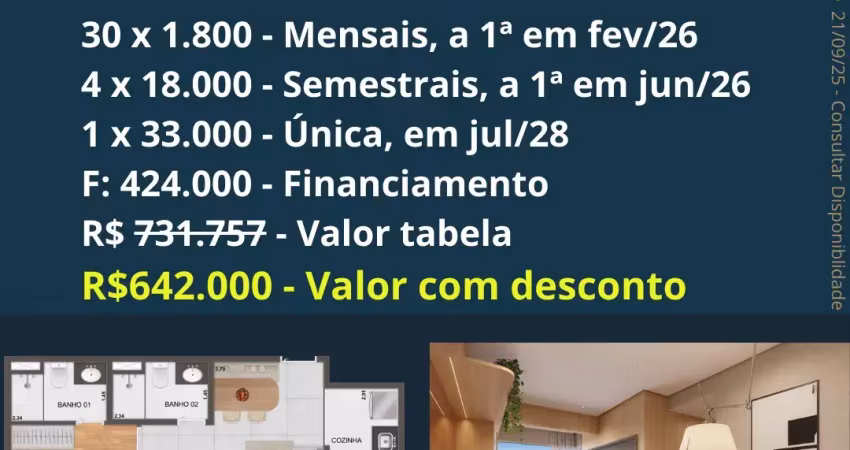 Oportunidade eztec saúde: 56m², 2 dorms – perto do metrô são judas com lazer premium!