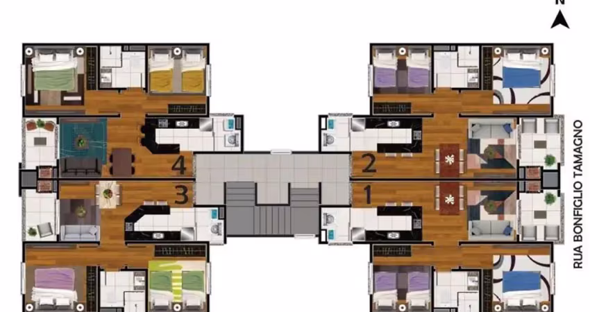 Apartamento com 2 quartos à venda na Nossa Senhora das Graças, Caxias do Sul 