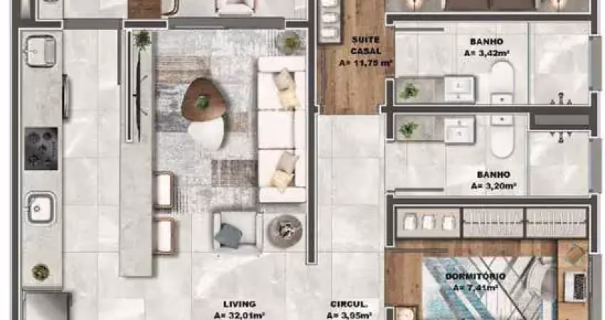 Apartamento com 2 quartos à venda na Vila Verde, Caxias do Sul 