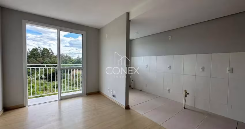 Apartamento primeiro andar com sacada e churrasqueira 2 dormitórios condomínio fechado