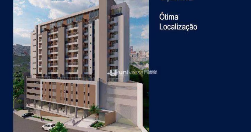 Apartamento com 2 dormitórios à venda, 59 m² por R$ 544.366,42 - Cascatinha - Juiz de Fora/MG