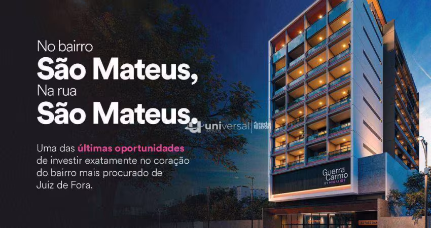 Studio com 1 quarto à venda, 26 m² por R$ 244.900 - São Mateus - Juiz de Fora/MG