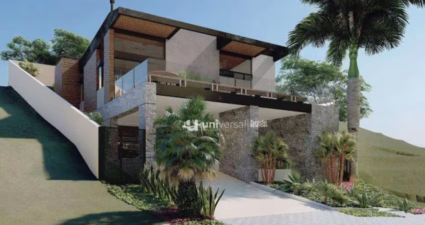 Casa com 3 quartos à venda, 350 m² por r$ 1.890.000 - alphaville 2 - juiz de fora/mg